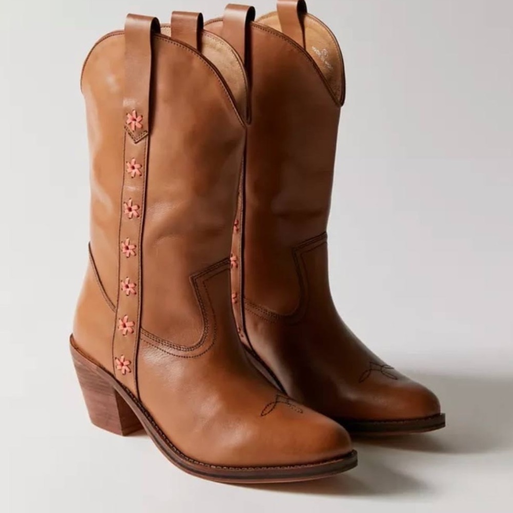 Urban Outfitters Floral Cowboy Boot - Western Boot